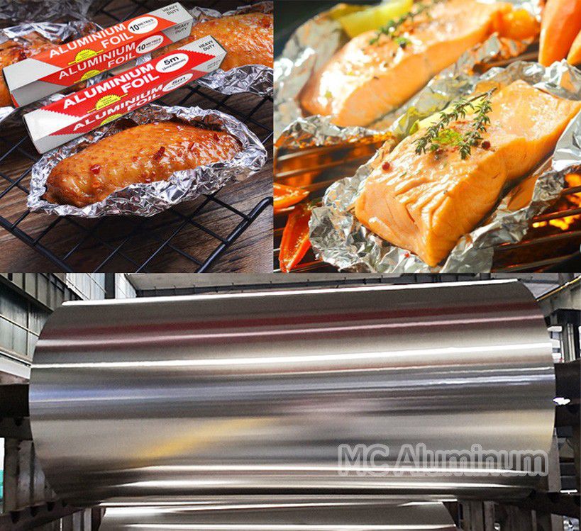 Aluminum foil substrate for barbecue