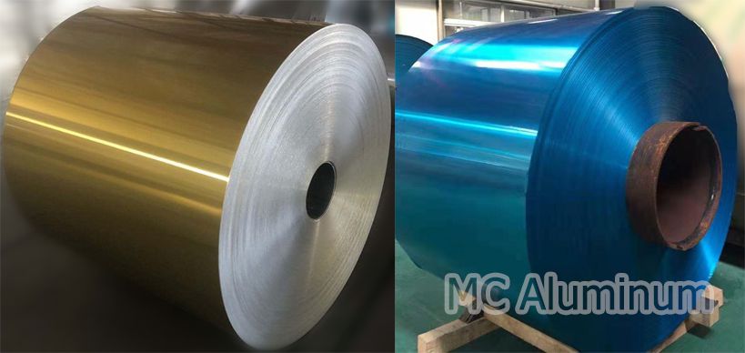 Hydrophilic aluminum foil