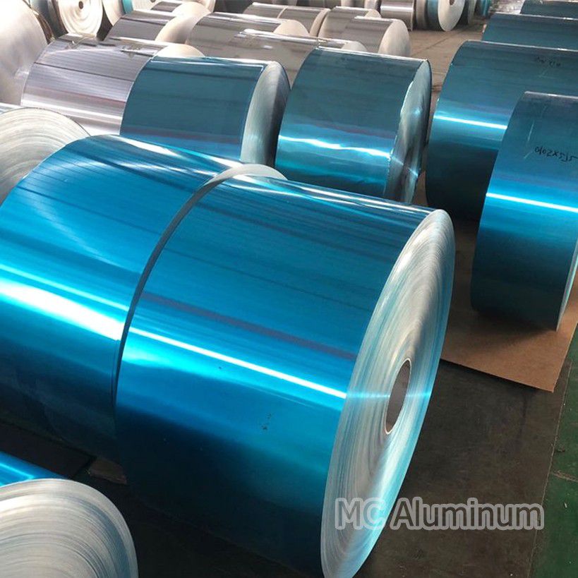 Hydrophilic aluminum foil