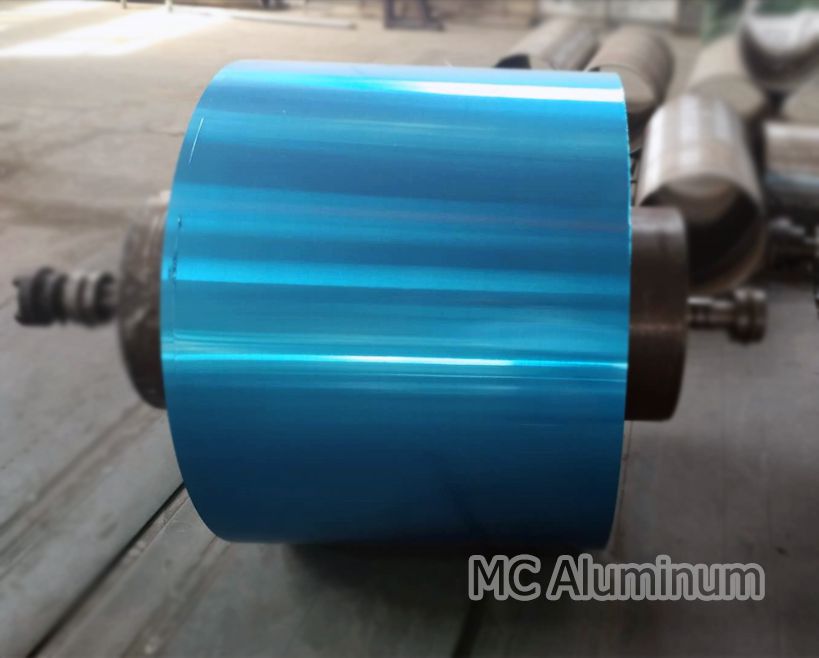 Blue hydrophilic aluminum foil