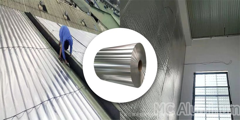 Thermal insulation aluminum foil