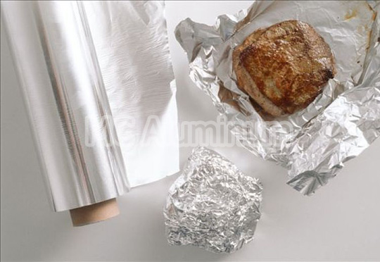 Jumbo roll of household aluminum foil