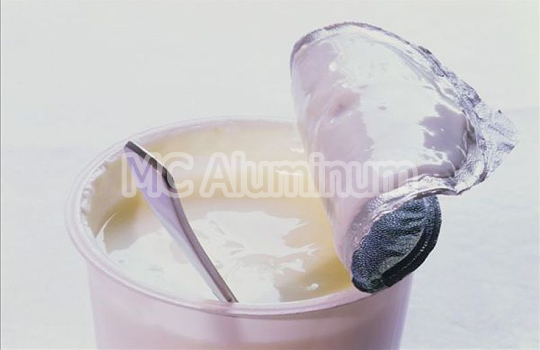 Vaso de yogur material de sellado 8079 papel de aluminio