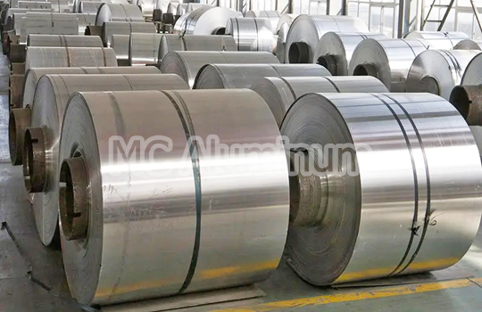 Cast-rolled aluminum alloy for bottle cap material