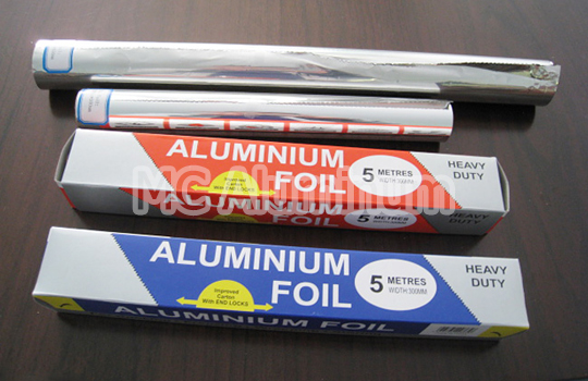 Rollo de papel de aluminio doméstico de 0,008-0,03 mm