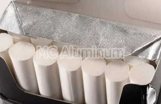 Cigarette packing aluminum foil