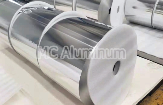 Application of aluminum foil for electronic labels