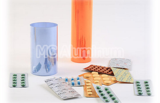 Pharmaceutical PVC / PVDC blister packaging composite film