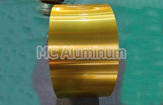 3102 Gold Hydrophilic Aluminum Foil for Condensers